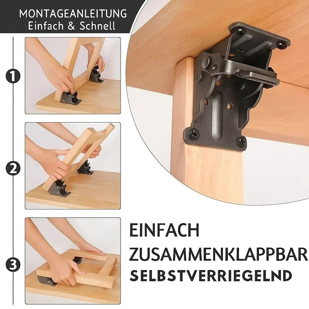 KlappFix Pro — Mehr Raum und Sicherheit in Sekundenschnelle meistern! | Karnz