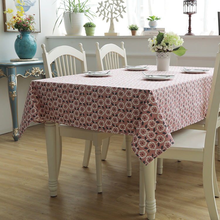 Elegante florale Tischdecke
