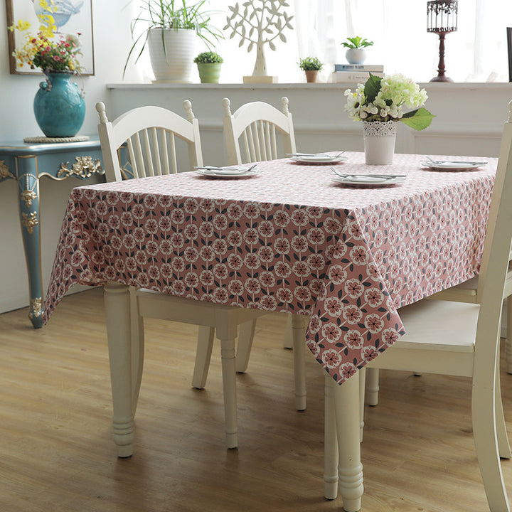 Elegante florale Tischdecke