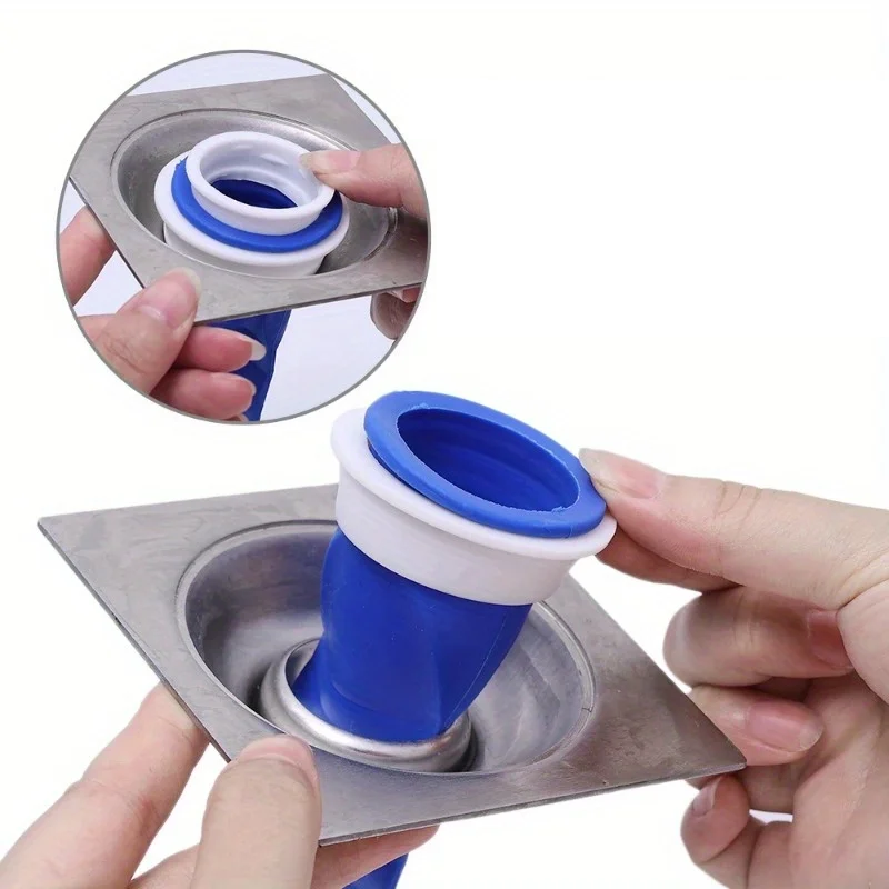 DrainGuard Rückstausicherung Set – 6 Teile Anti-Geruch & Rückfluss Bodenablauf Klappe für Bad, Toilette & Küche Karnz