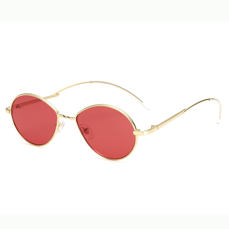 Damen runde Sonnenbrille mit ultraleichtem Rahmen Karnz