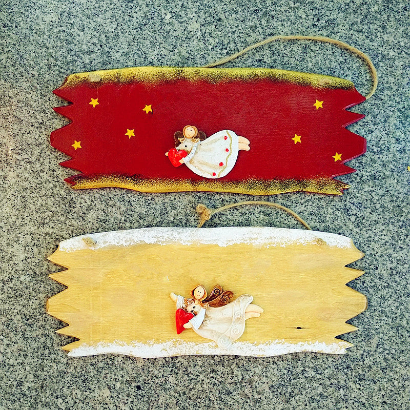 Holzbodenplatte mit Liebe Thema