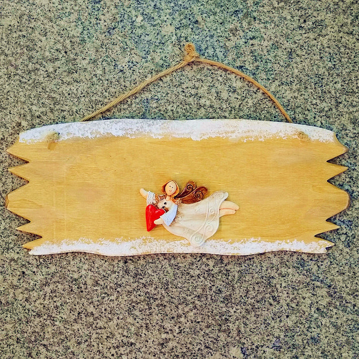 Holzbodenplatte mit Liebe Thema
