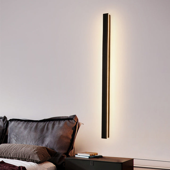 Zenith - Tight LED Wandleuchten Schwarzes Metall für Innen und Außen, modernes Design für Garten und Flur | Karnz