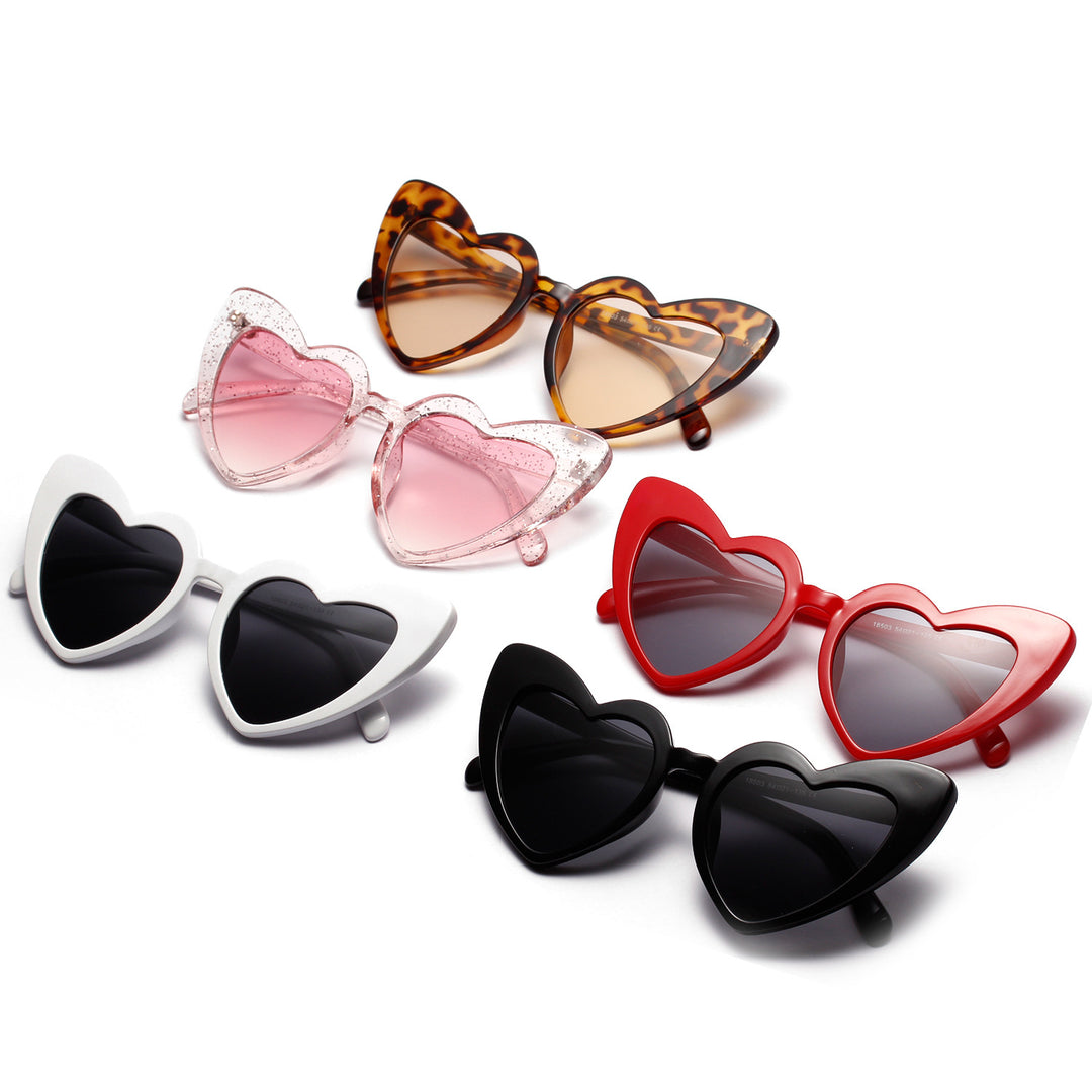 Damen Herzförmige Sonnenbrille Karnz