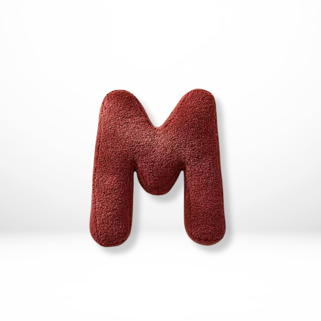 Karnz | Samt Alphabet Dekokissen Mit Buchstaben A Bis Z