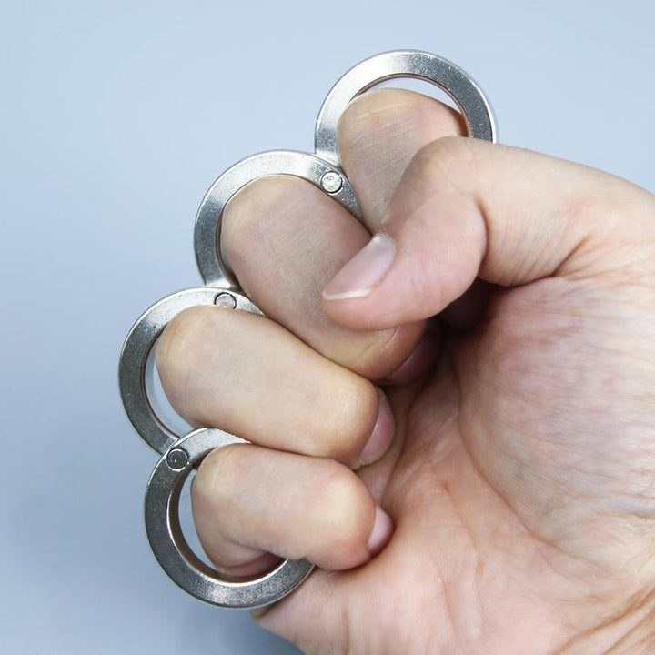 Karnz | Faltbares Vier-Ring-Rostfrei-Fidget-Spielzeug