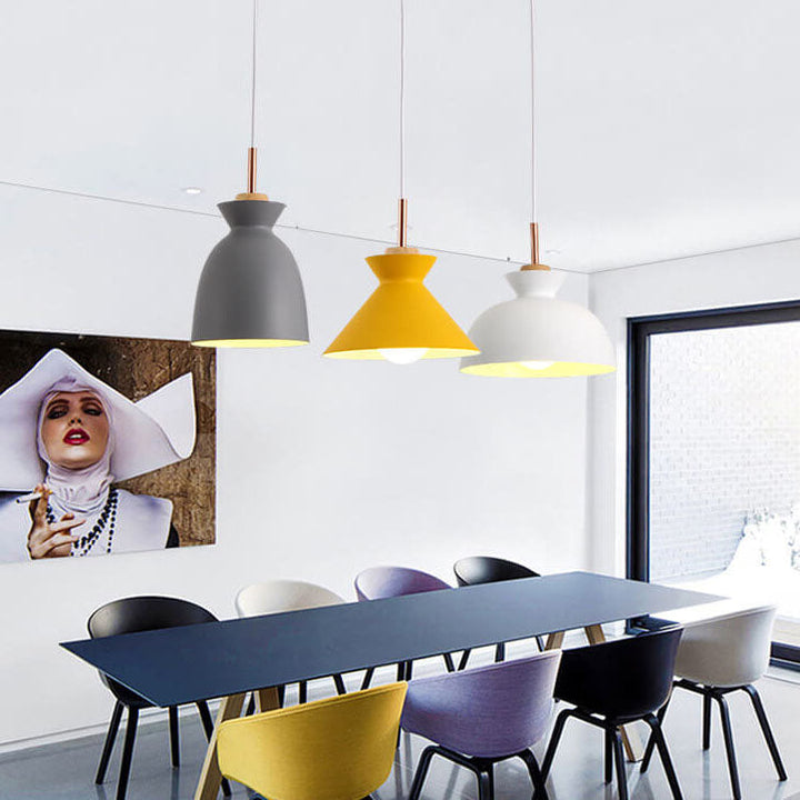 Karnz | AuroraLite Nordic Pendelleuchte | Metall-Design | 1-Licht | Moderne Farboptionen