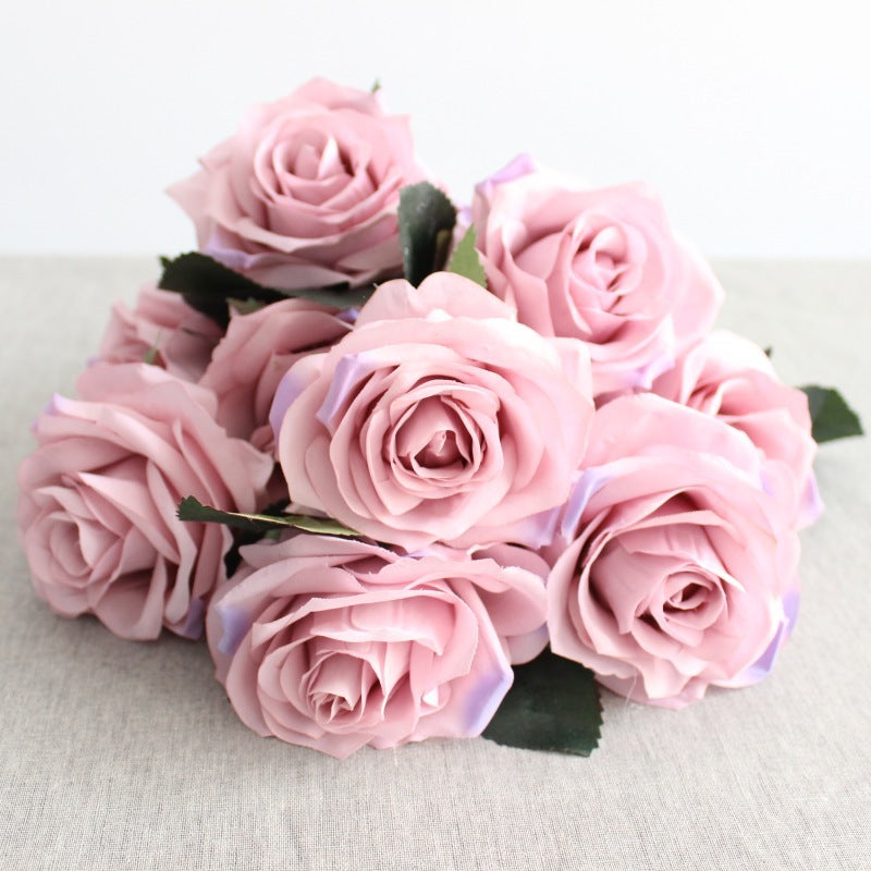 Premium Lebensgroße Künstliche Rosenstrauß