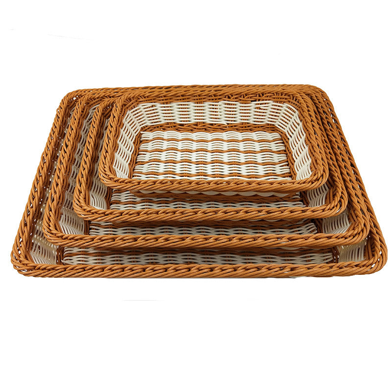 Elegante Gewebte Aufbewahrungskörbe Karnz
