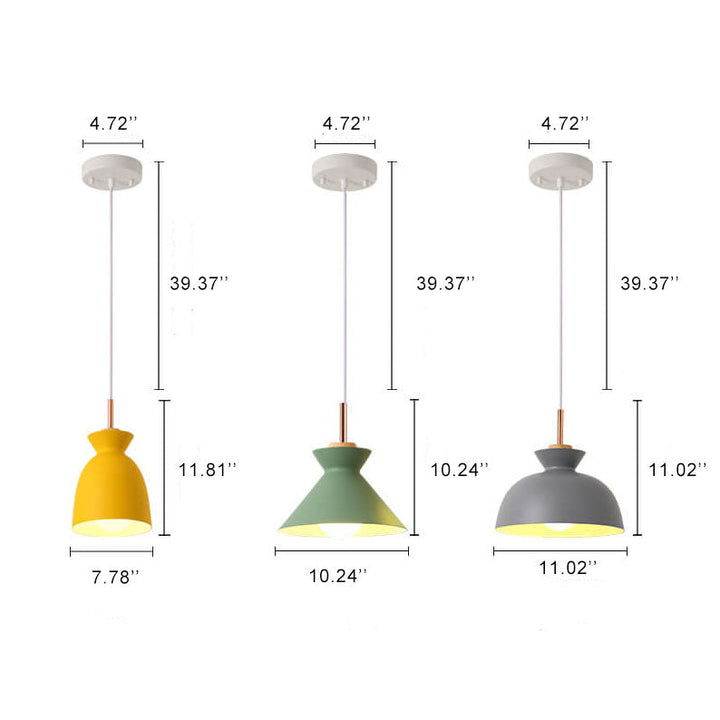 Karnz | AuroraLite Nordic Pendelleuchte | Metall-Design | 1-Licht | Moderne Farboptionen