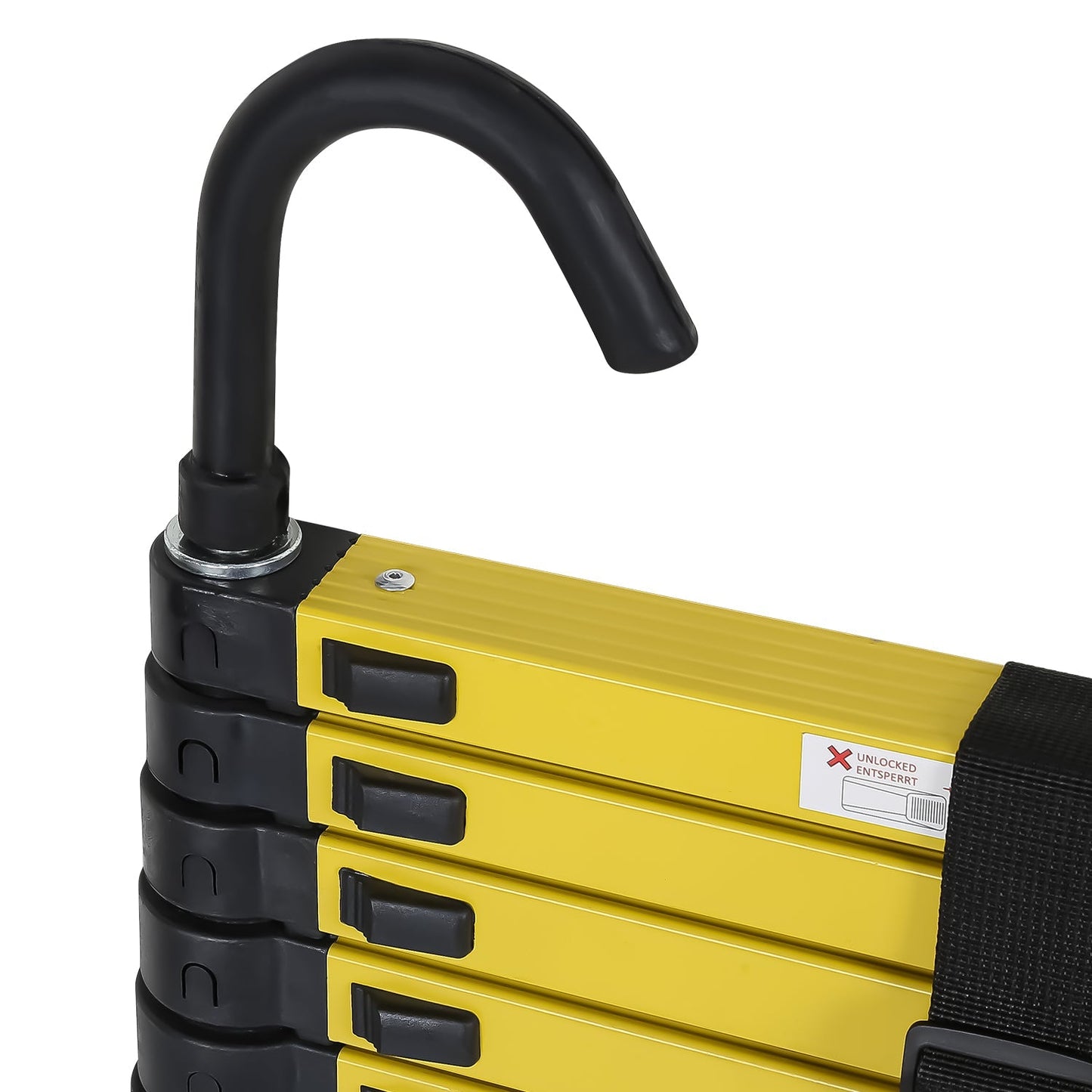 Teleskopleiter Aluminium mit Abnehmbarem Haken | Karnz