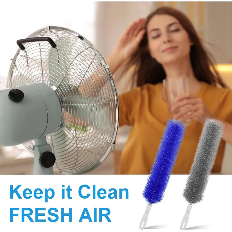 Flexible Mikrofaser Ventilator Staubwedel Bürsten – Wiederverwendbare Reinigungswerkzeuge für Klingen, Ventile & Jalousien Karnz