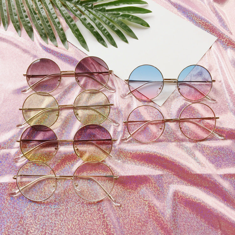 Modische Runde Sonnenbrille Karnz