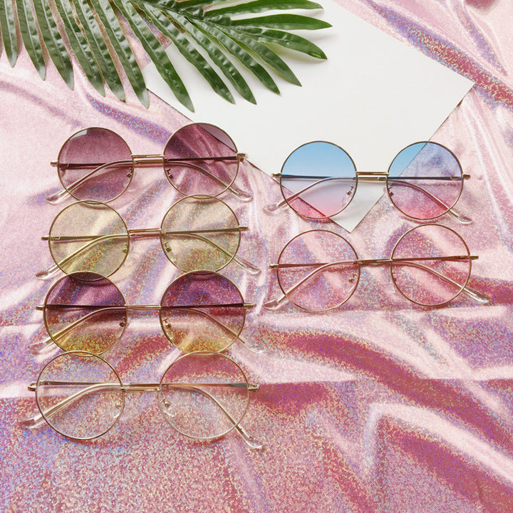 Modische Runde Sonnenbrille Karnz