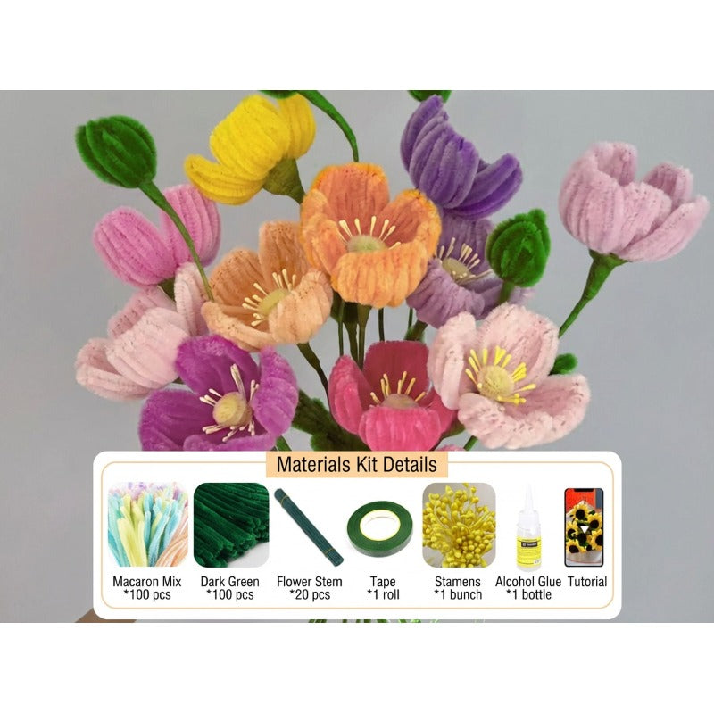 Karnz | DIY Chenille Blumenkit