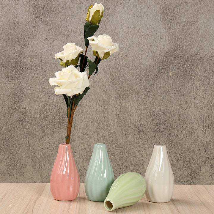 Elegante Keramik-Tropfenvase Karnz