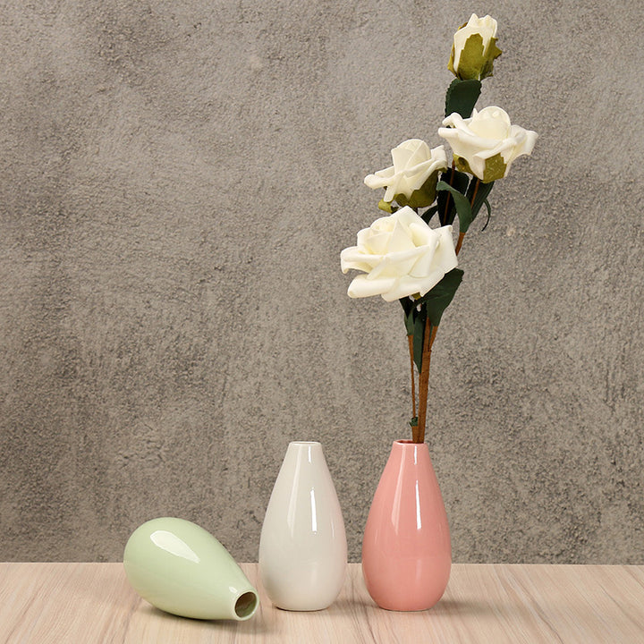 Elegante Keramik-Tropfenvase Karnz