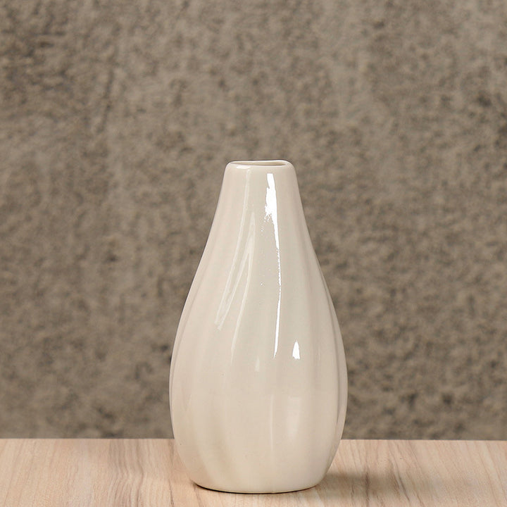 Elegante Keramik-Tropfenvase Karnz