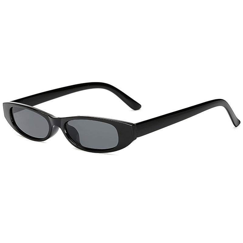 Damen schicke Sonnenbrille mit modernem Design und schmalem Rahmen Karnz