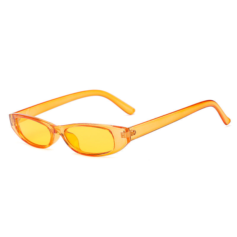 Damen schicke Sonnenbrille mit modernem Design und schmalem Rahmen Karnz