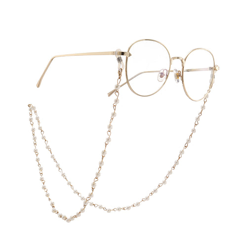 Elegante Perlen Brillen Kette Karnz