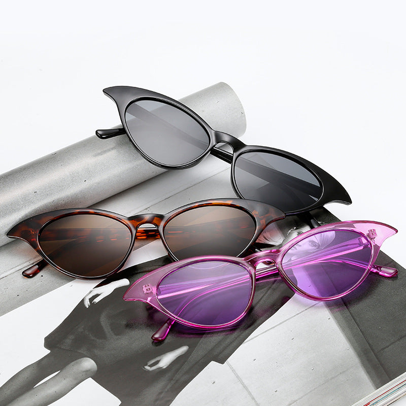 Damen Cat-Eye Sonnenbrille mit hochwertigem Kunststoffrahmen und UV-Schutz Karnz