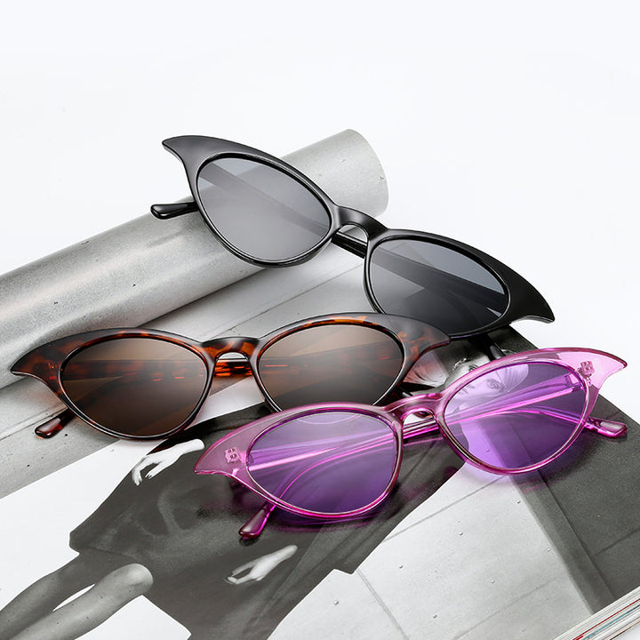 Damen Cat-Eye Sonnenbrille mit hochwertigem Kunststoffrahmen und UV-Schutz Karnz