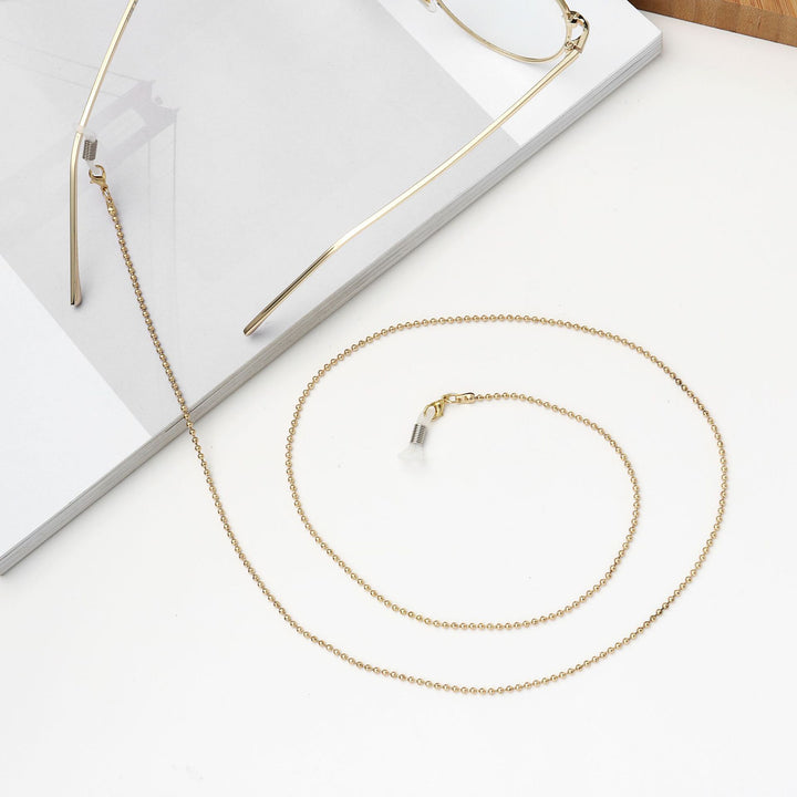 Brillenhalterkette mit Metallkugeln Karnz