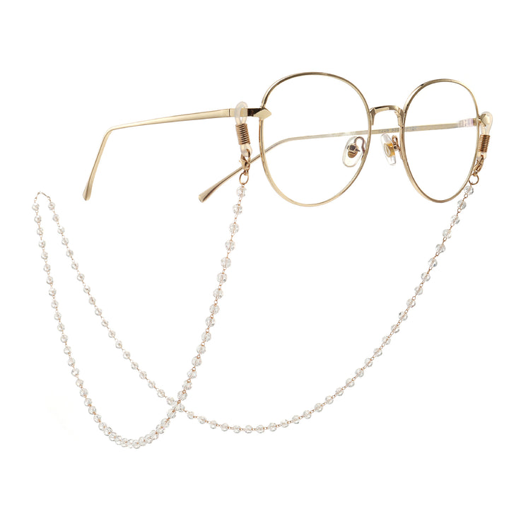 Elegante Kristall Brillen Kette Karnz