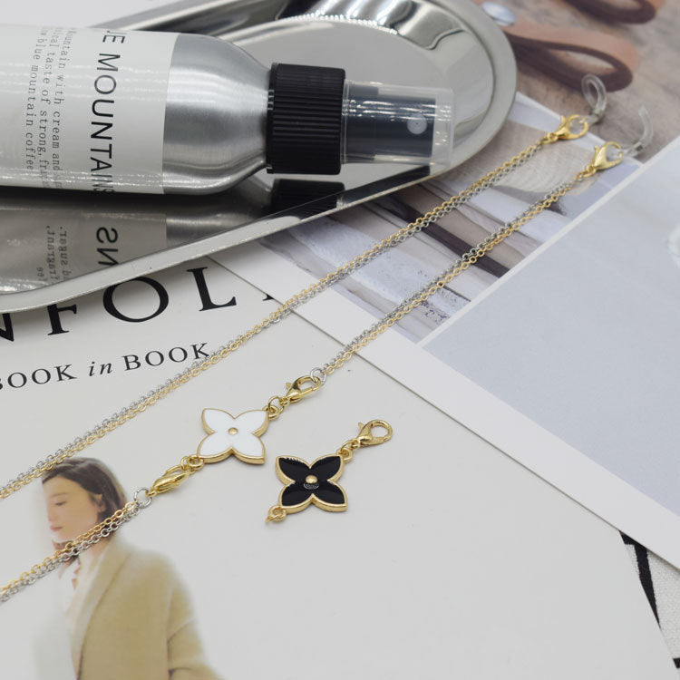 Dual-Layered Floral Pendant Necklace Karnz