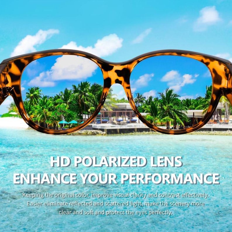 Übergroße Cat-Eye-Sonnenbrille UV400 Polarisiert | Karnz