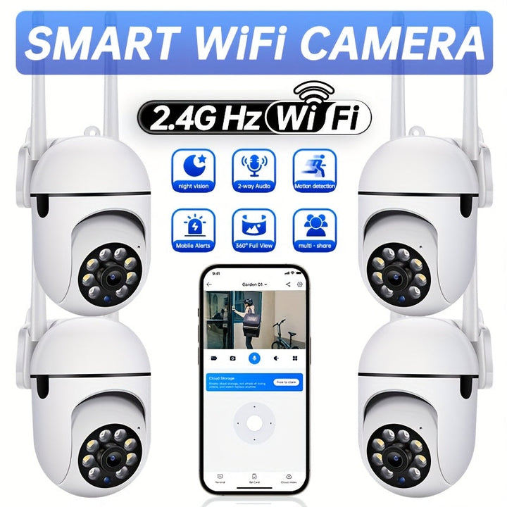 WLAN Überwachungskamera 2,4 GHz PTZ | Karnz