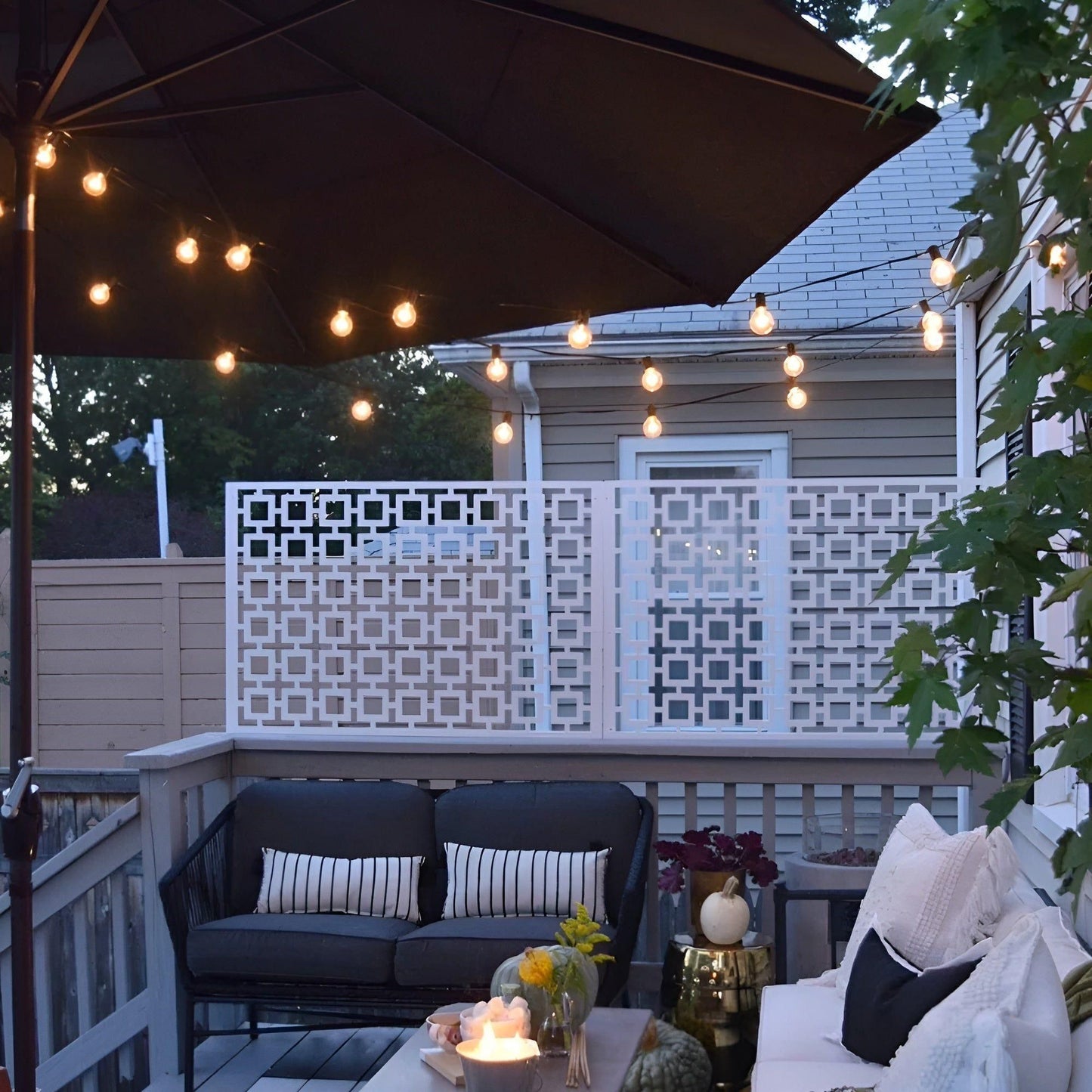FairyFlicker Lichterketten – Luxuriöse Terrassenbeleuchtung mit wasserdichtem Schutz