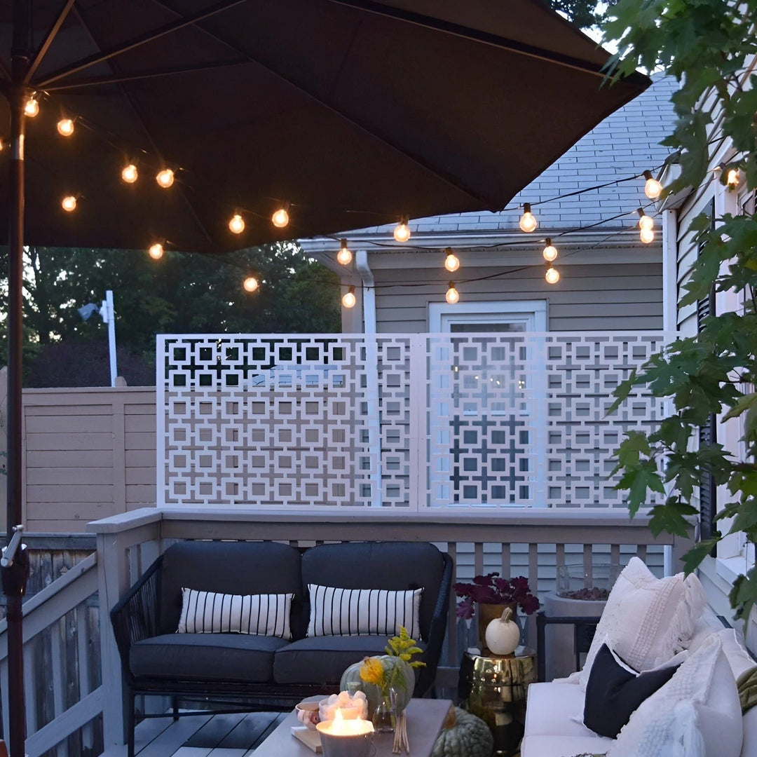 FairyFlicker Lichterketten - Luxuriöse Terrassenbeleuchtung mit wasserdichtem Schutz | Karnz