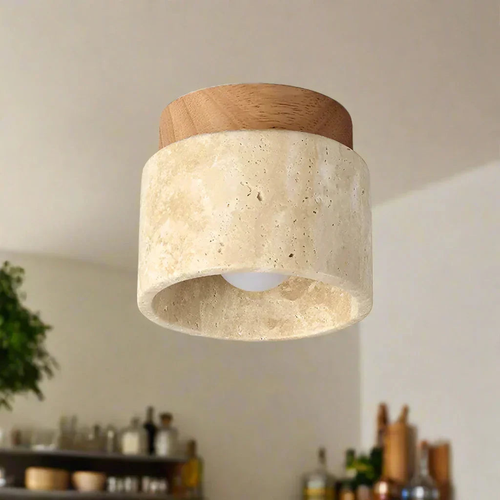 Japanische kreative Creme-Stil Deckenlampe | Karnz