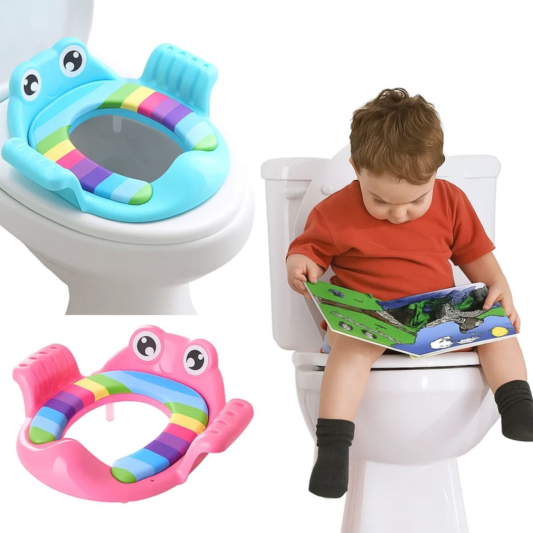 TrainEase | Tragbarer Toilettensitz – Sicheres, rutschfestes Design – Leicht zu reinigender Kunststoff – Kompakte Reise-Lösung für das Töpfchentraining von Kleinkindern Karnz