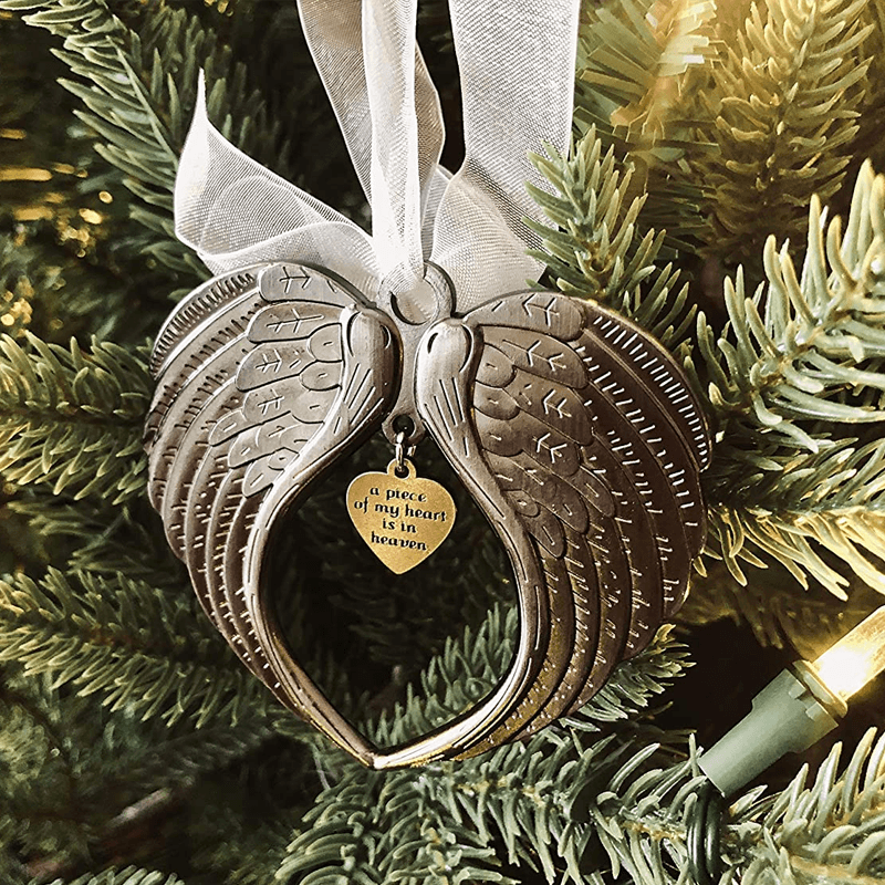 Weihnachtsbaum-Gedenkornamente Engel Flügel Glocken-Anhänger Hängedekoration | Karnz