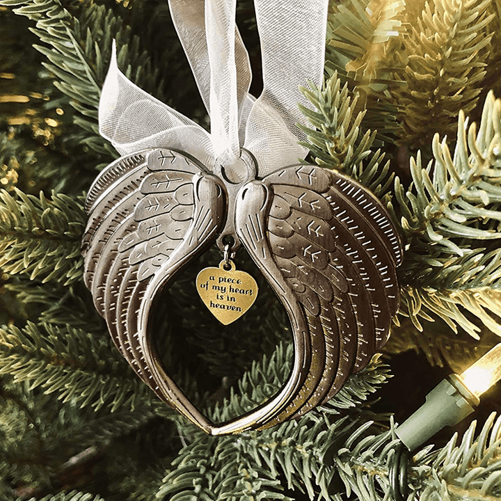 Weihnachtsbaum-Gedenkornamente Engel Flügel Glocken-Anhänger Hängedekoration | Karnz