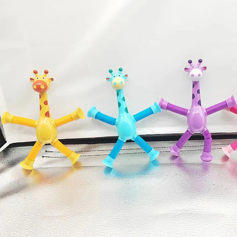 Teleskopische Saugnapf Giraffe Spielzeug | Karnz
