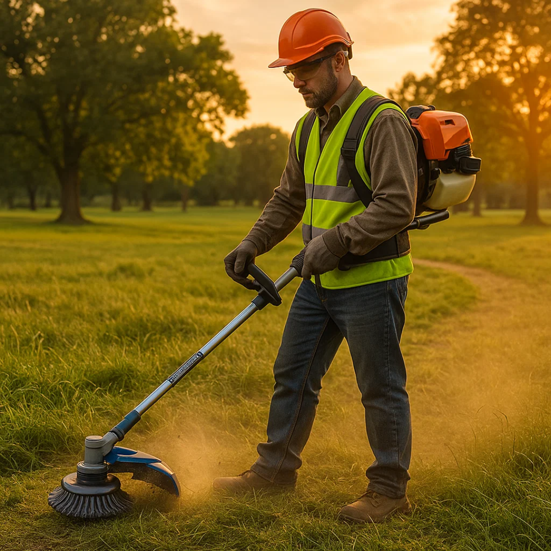 GrassCut TurboHead – Universelle 6-Klingen Unkrautbürste für Trimmer | Karnz