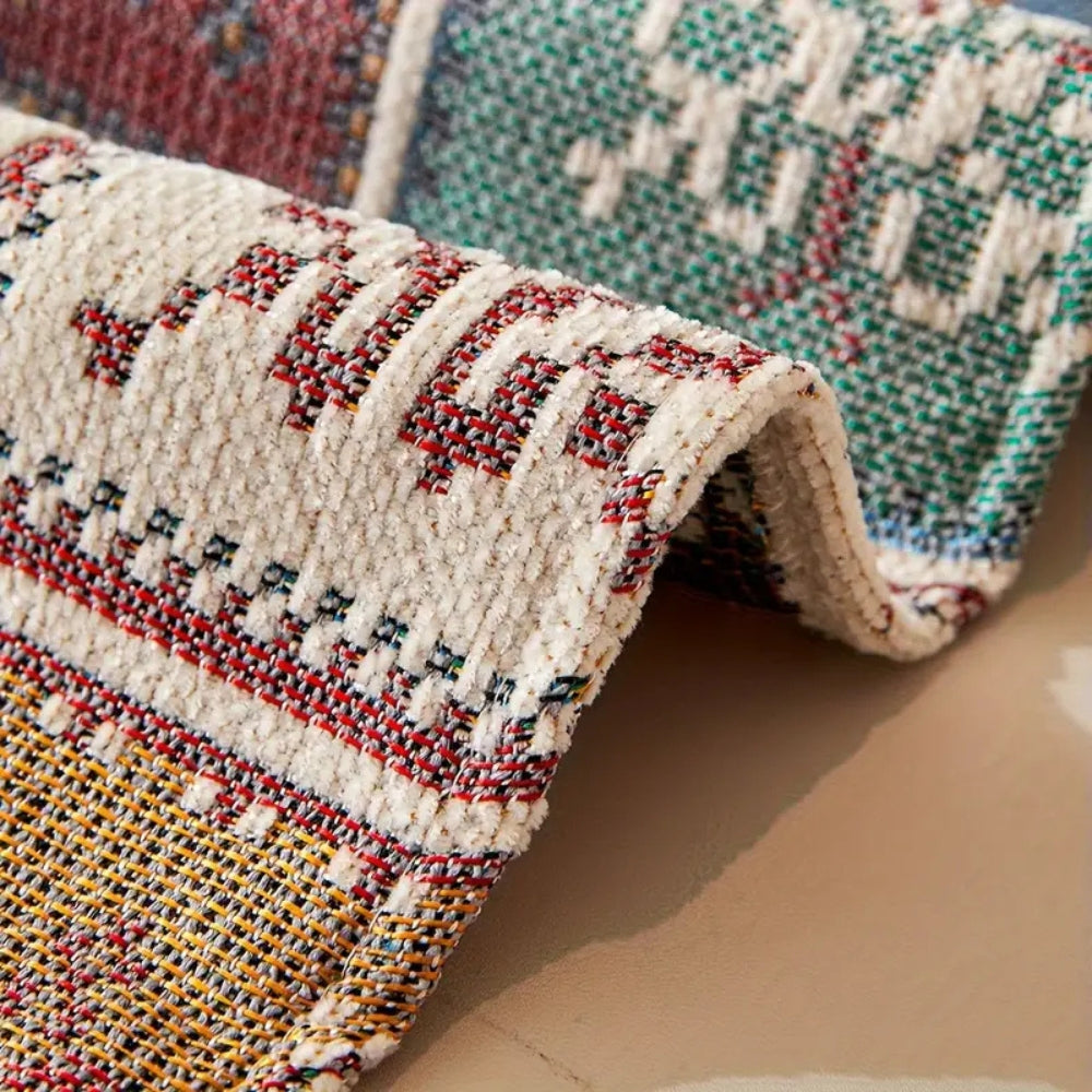 Genfer Boho-Stricksofabezug