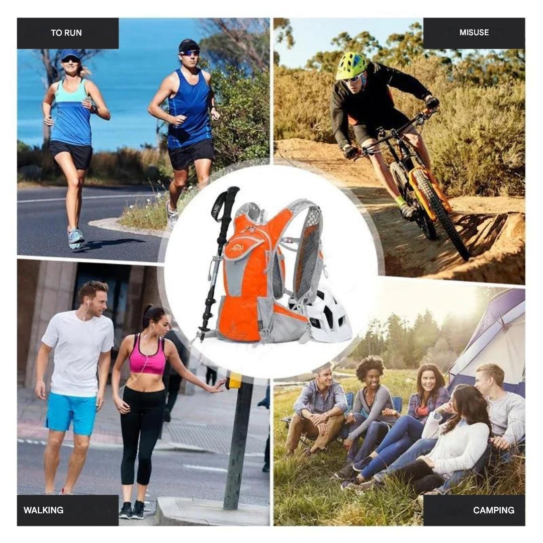 HydroTrail Rucksack mit eingebautem Wasserblase – Leicht & Wasserdicht | Karnz