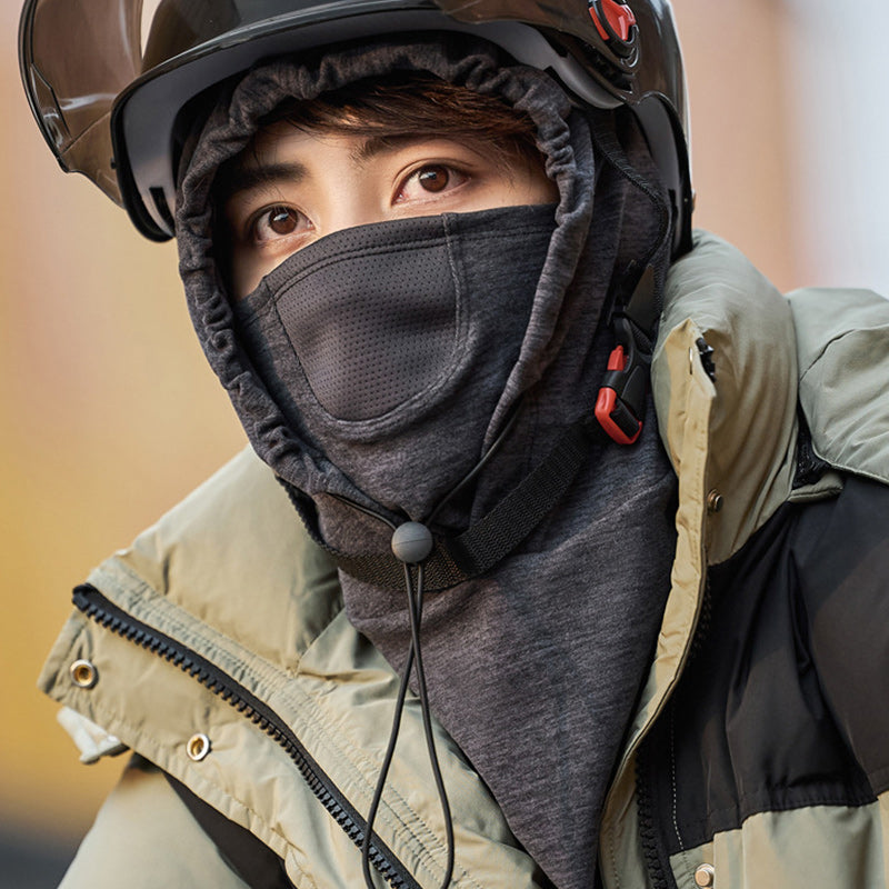 Hooded Face Mask mit Nackenwärmer zum Radfahren | Karnz