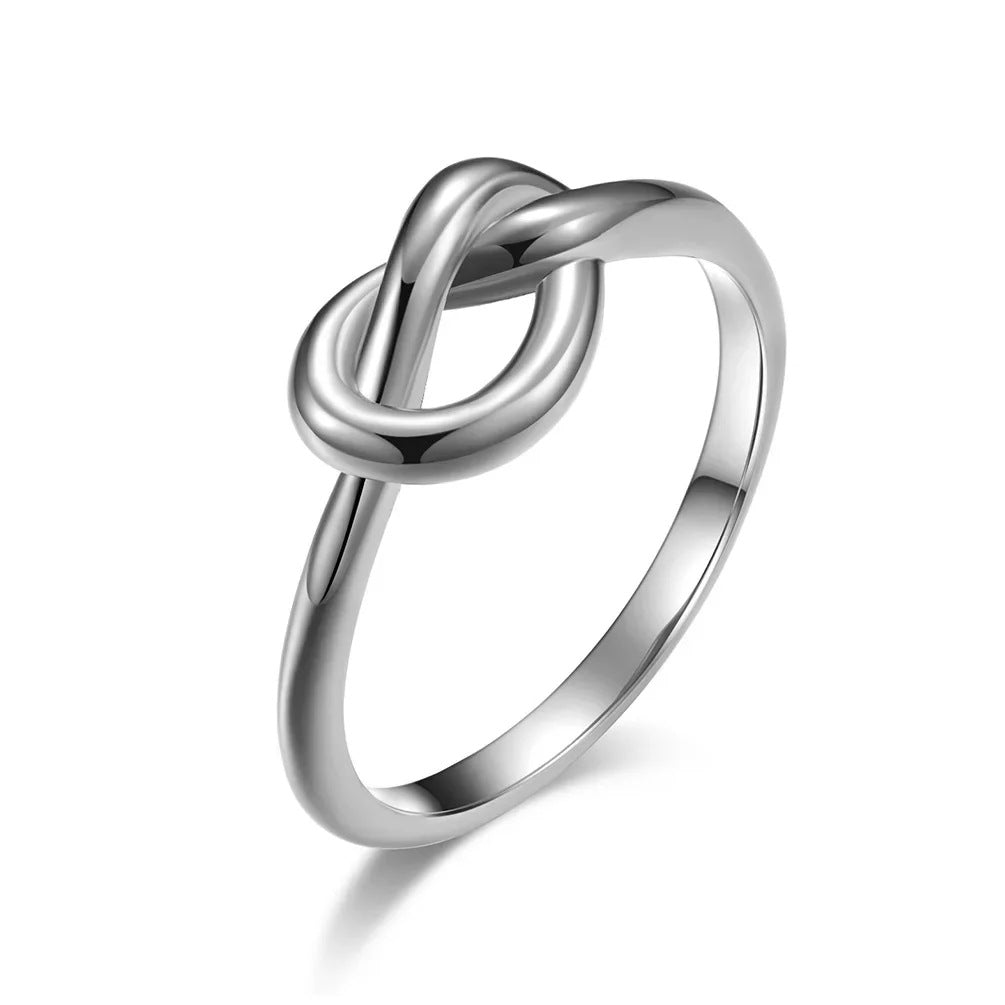 Karnz | Zierliches Herz Knoten Bond Ring