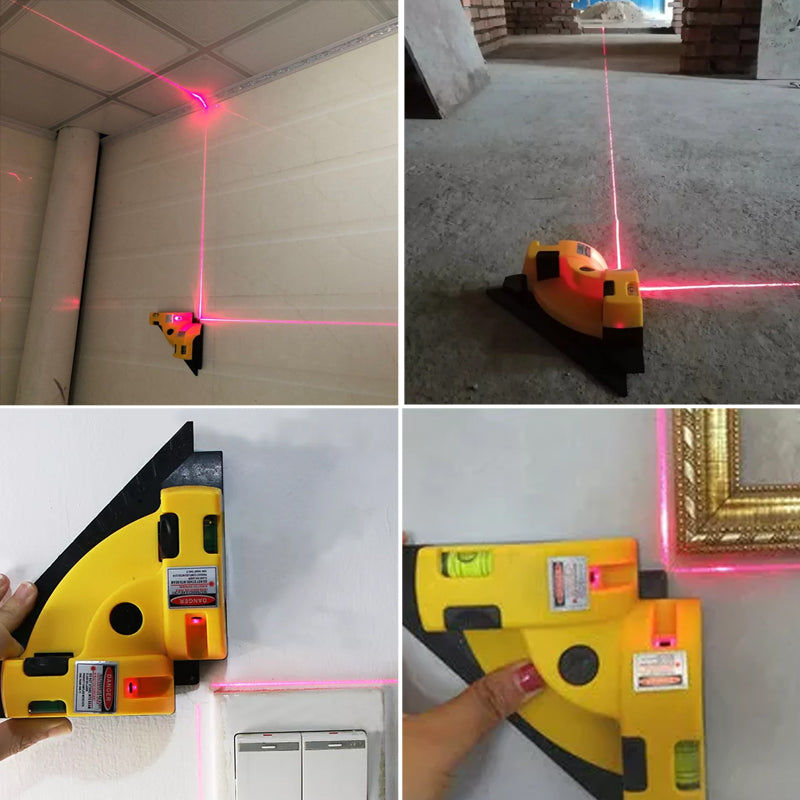 Multifunktionaler 90° Winkel Laser-Niveau | Karnz