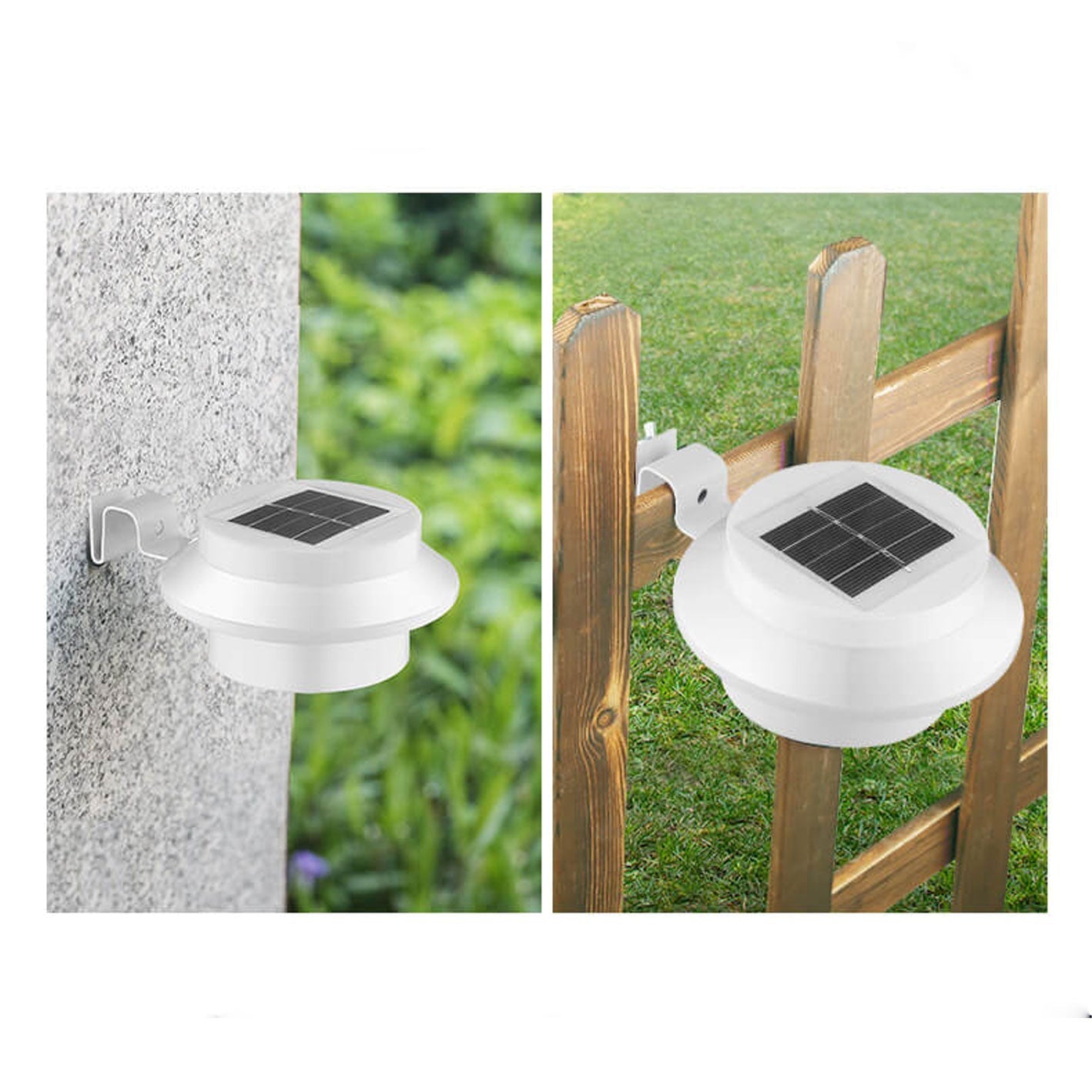 Solarzylinder-LED-Außen-Wasserdichte-Zaun-Wand-Sconces-Lampe | Karnz
