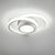 Moderne LED-Deckenleuchte mit doppeltem Ringdesign - Dämmerungsringe | Karnz