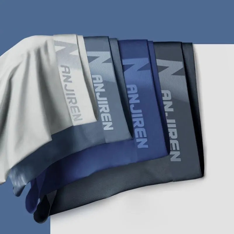 CoolSilk 4-teilige Eis-Seiden-Boxershorts mit Graphen-Technologie | Karnz
