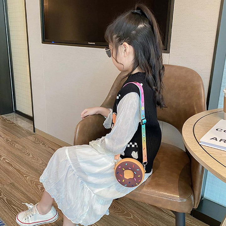 Donut-Schultertasche für Kinder